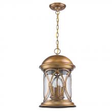  1533ATB - Lincoln 4-Light Antique Brass Hanging Light